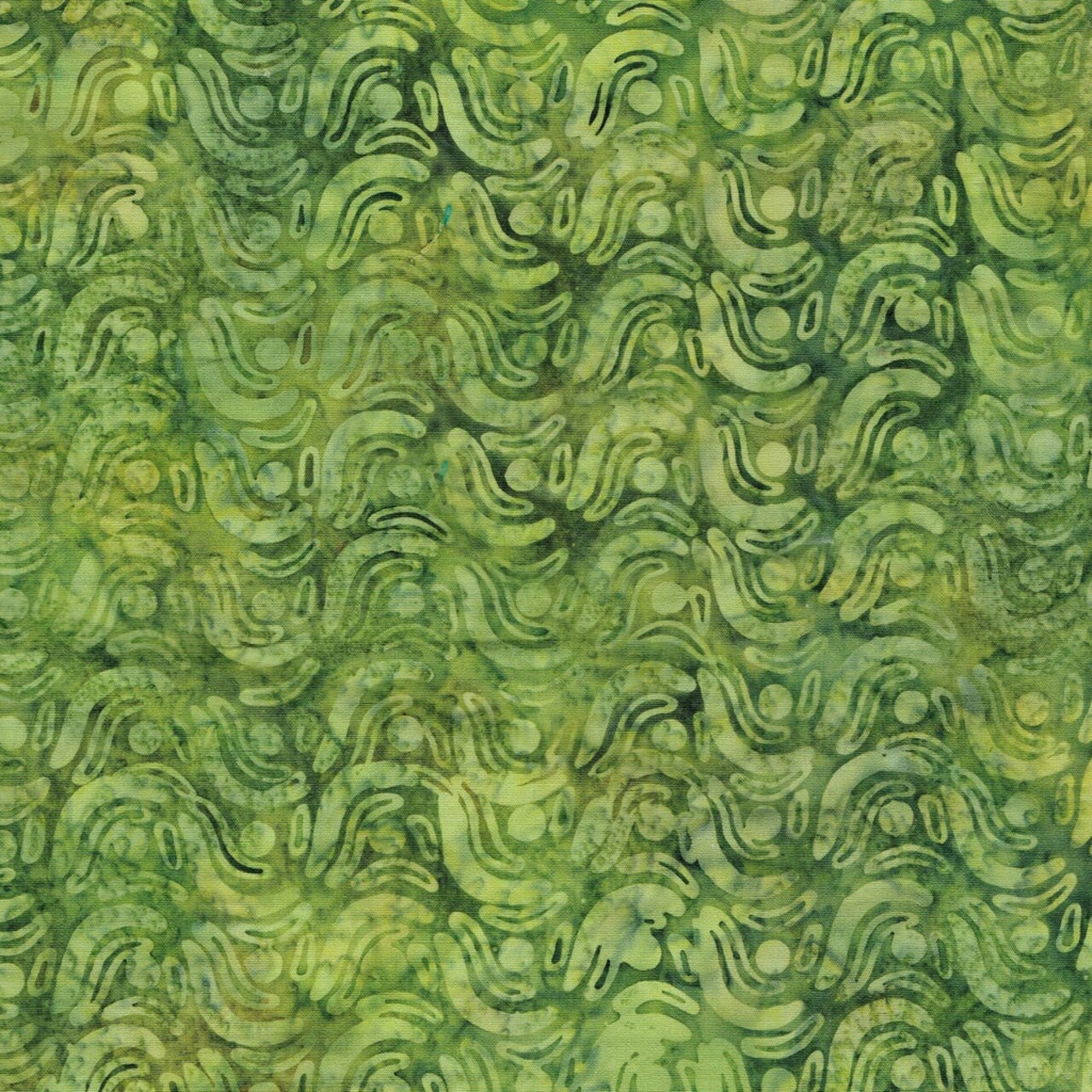 Fabric Lumin Green Avocado Jabber Curves Jabberwocky Island Batiks by the Quarter Yard 822405665
